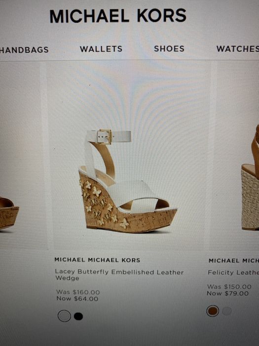 Lacey butterfly shop embellished leather wedge