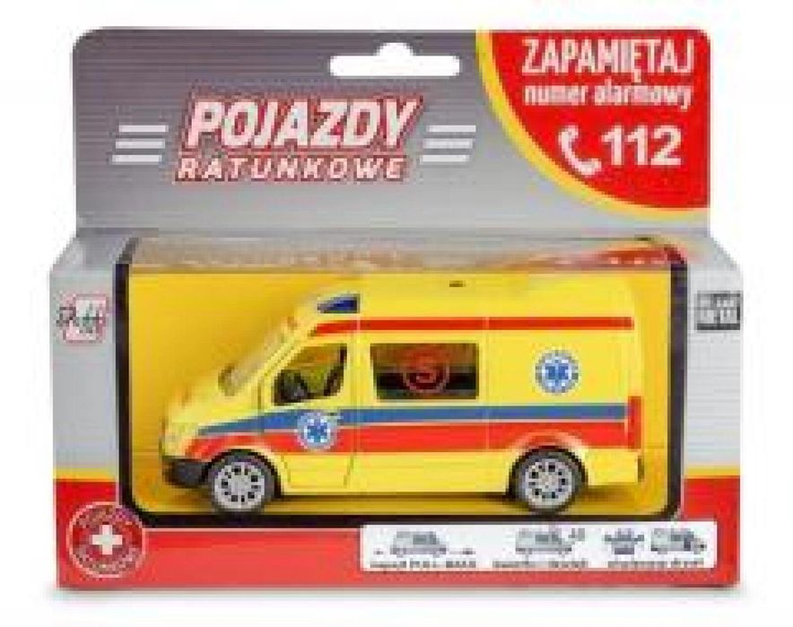 Pojazd ratunkowy - Ambulans blister,125x165 mm