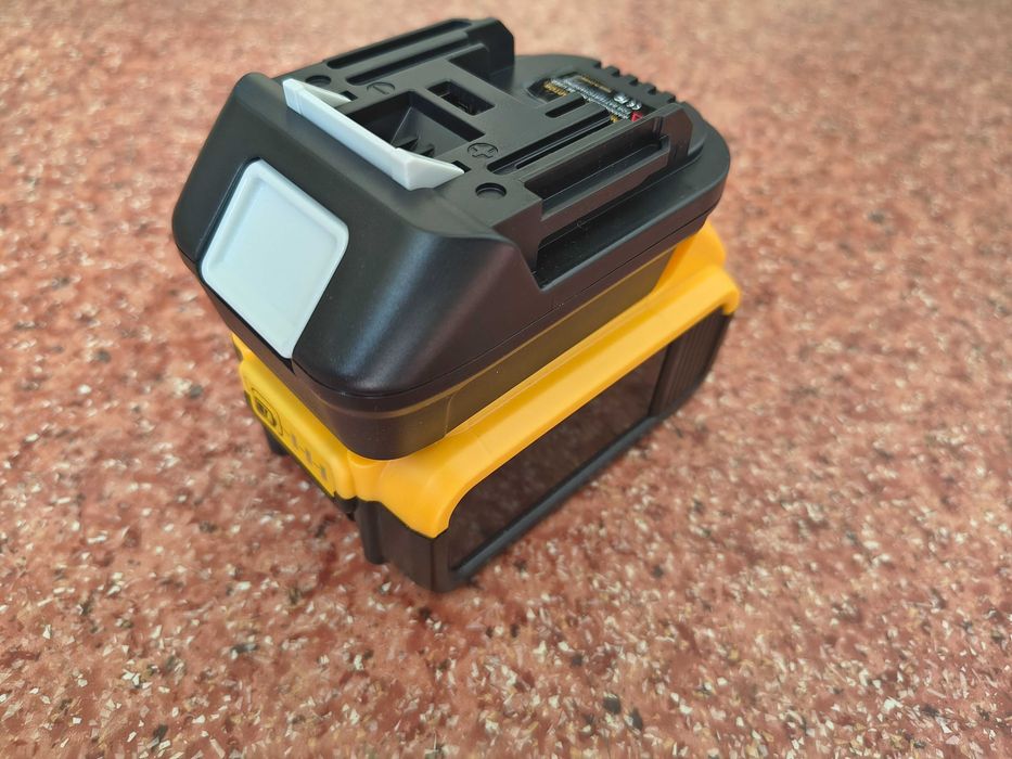Przejściówka adapter z DeWalt/ Milwaukee na urządzenia makita
