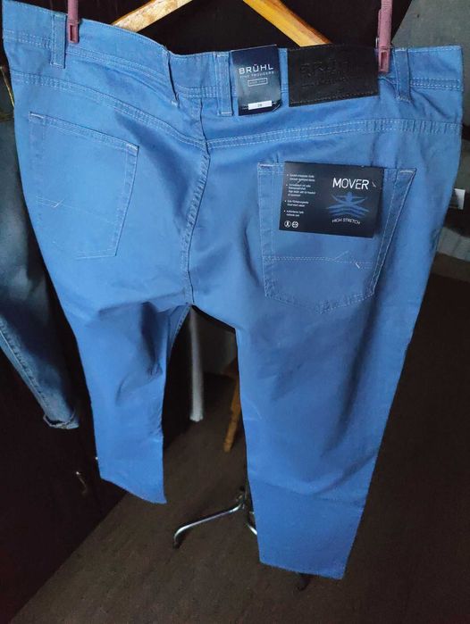 Джинсы (chino Bruhl Germany w42 stretch mid blue.