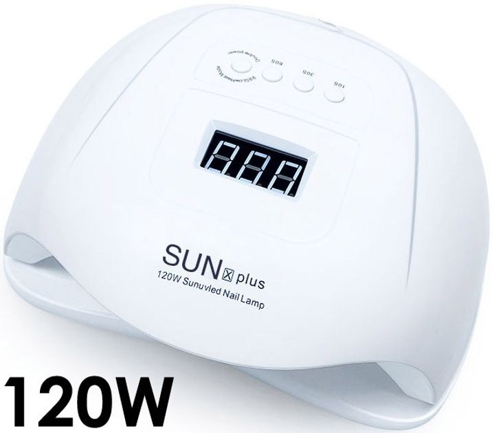 Лампа для манікюру Nail Lamp SUN X Plus 120W для покриття нігтів гель