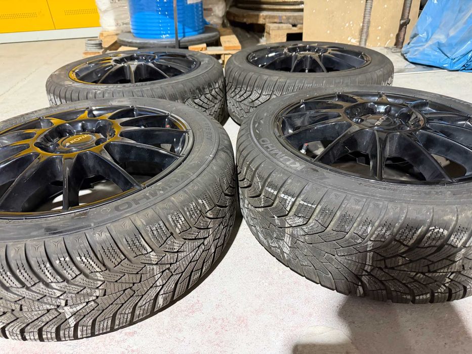 Koła zimowe 16” RONAL R54 5x114,3 + Kumho 215/45 R16 DOT 2025 + TPMS