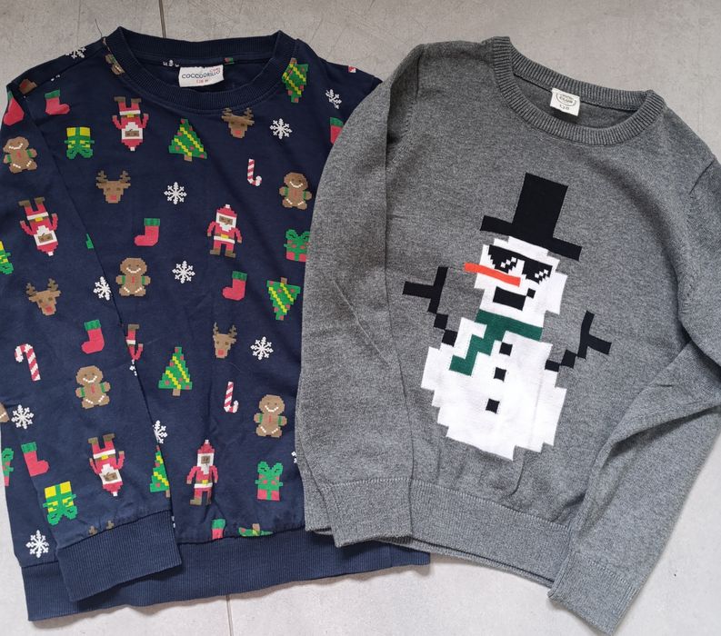 Bluzki świąteczne 128 cm