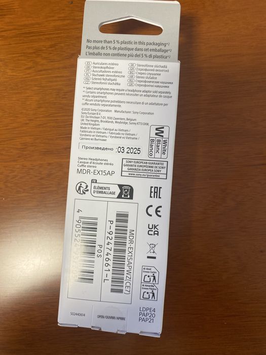 Headphones SONY novos