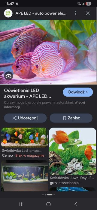 Lampa.akwarium firmy AP Led