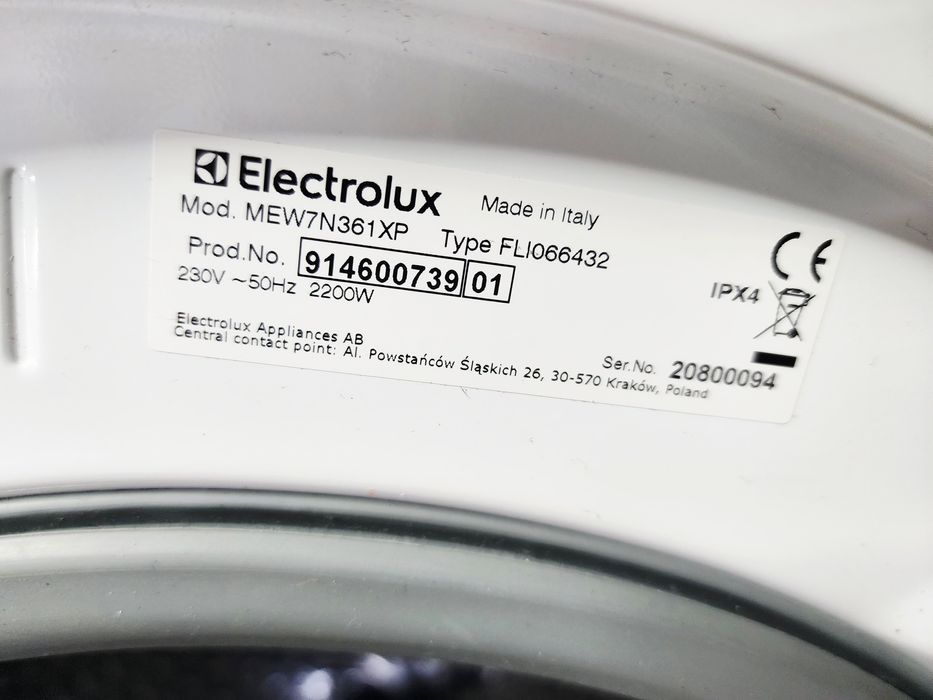 2в1 Прально-сушильна машина ELECTROLUX 10кг