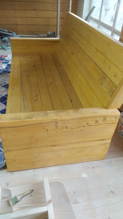 Бамбетель дерев'яний диван 200х90