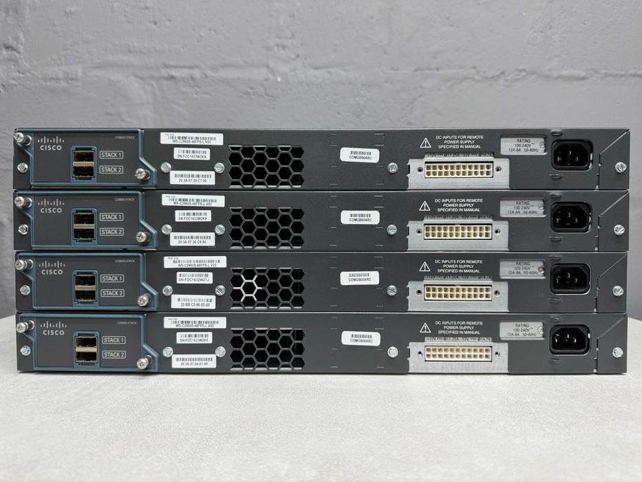 Гигабитный 48 PoE+ коммутатор Cisco 2960S-48FPS-L безнал/гарантия