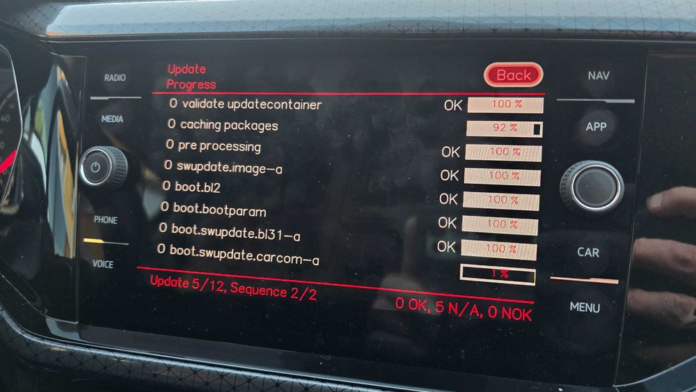 MIB3 MOI3 PREH LG AndroidAuto Carplay  Skoda VW App Connect Mapa USA
