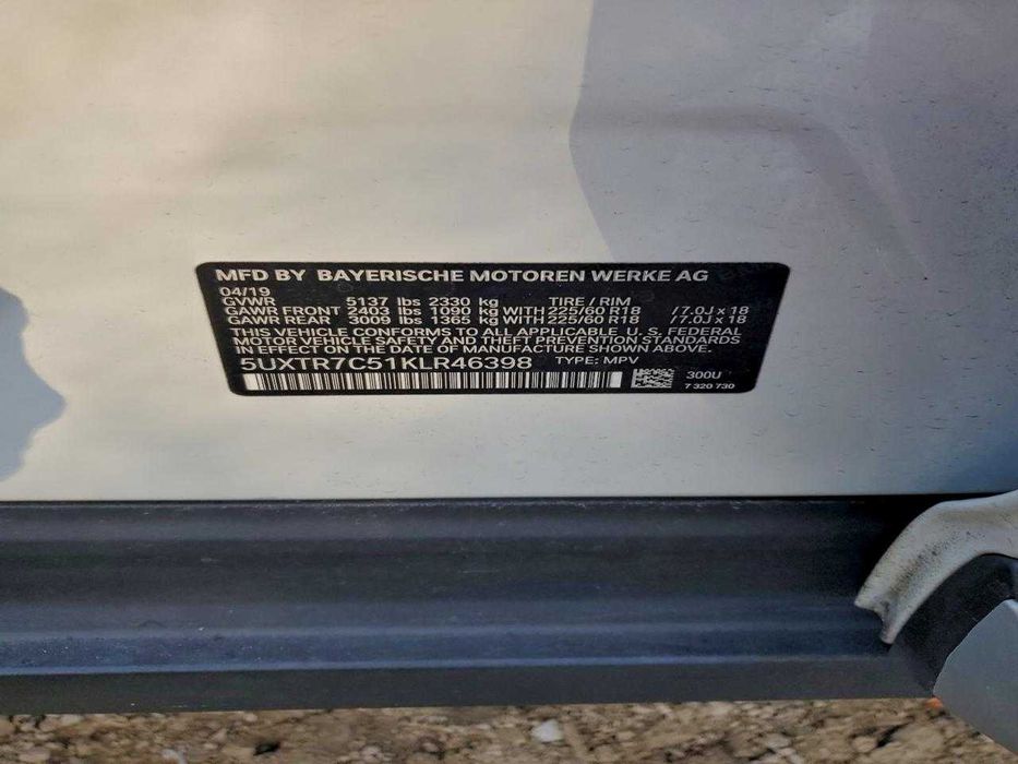 2019 Bmw X3 Sdrive 30I