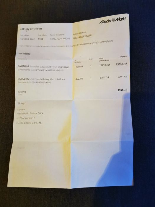 Samsung S21 Fe 5G 6GB 128GB z Media Markt