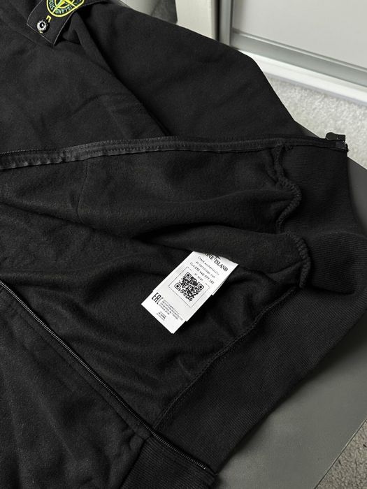 Зіп худі stone island в чорному та сірому кольорах