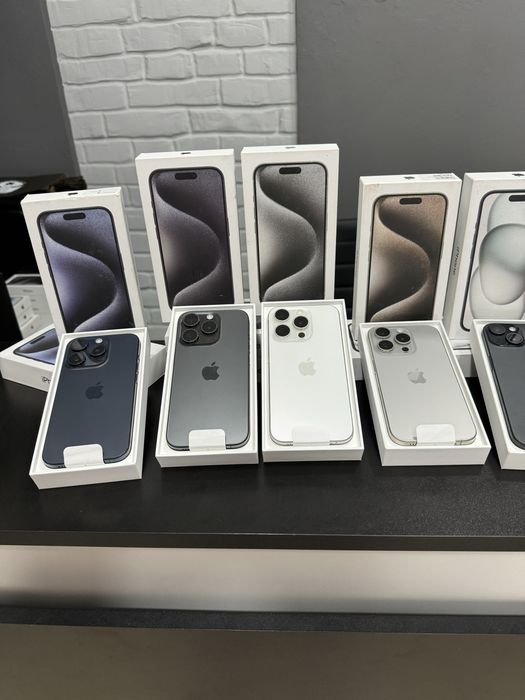 Used iPhone 15 / 15pro / 15 pro max 128/256/512gb 1T + Гарантія