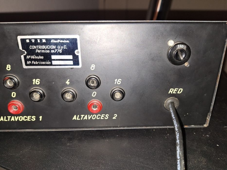 Amplificador a valvulas stereo Atlantic