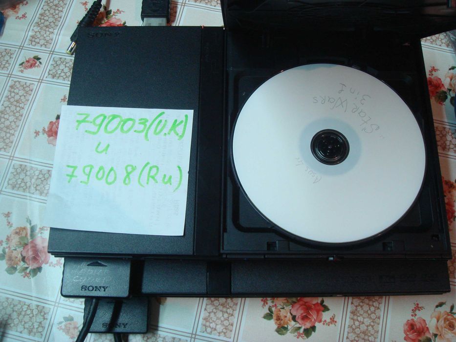 PS2 суперслим и диски