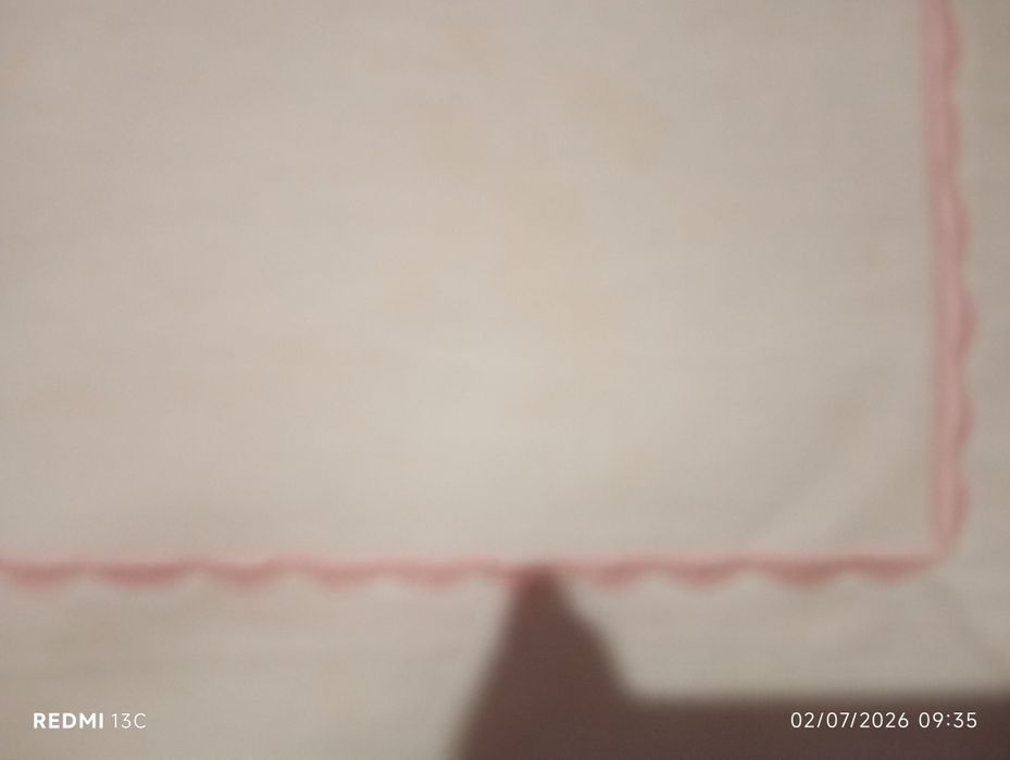 Lençol cama casal bordado 1,60x2,20