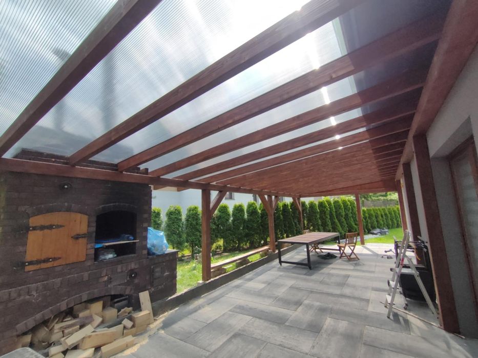 Zadaszenie tarasu wiaty pergola poliwęglan