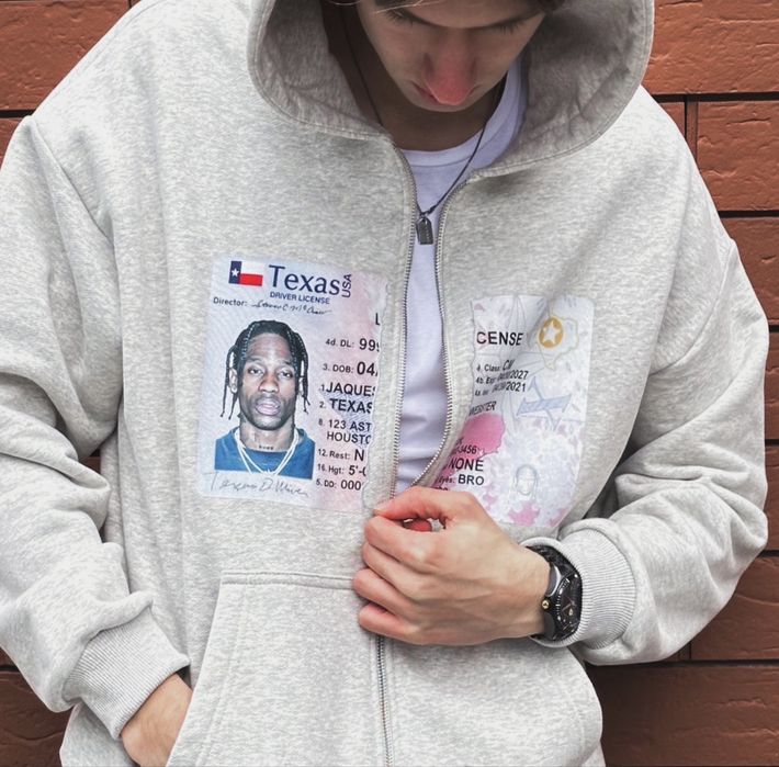 Оверсайз зіп-худі Travis Scott Edition by RAWHSTL