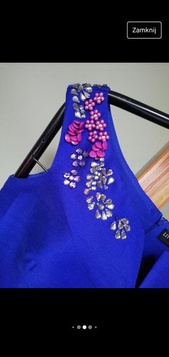 Chabrowa sukienka na wesele