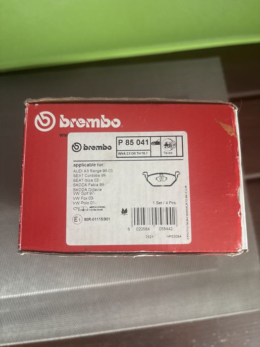 Гальмівні колодки  Brembo P 85 041 Аudi VW  Skoda Seat
