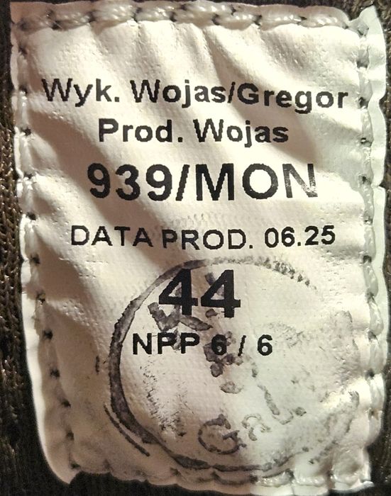 Buty wojskowe 44r 939/Mon Wojas