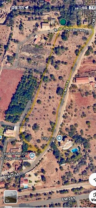 terreno com projecto aprovado moradia