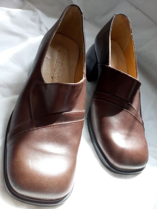 Skórzane eleganckie buty damskie w super cenie!