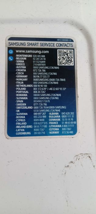 Máquina Lavar Roupa Samsung 16 kgs AddWash a reparar