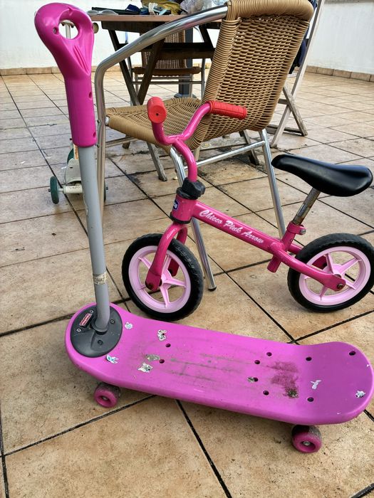 Trotinete Skate Fisher Price Bicicleta de equilibrio Chicco