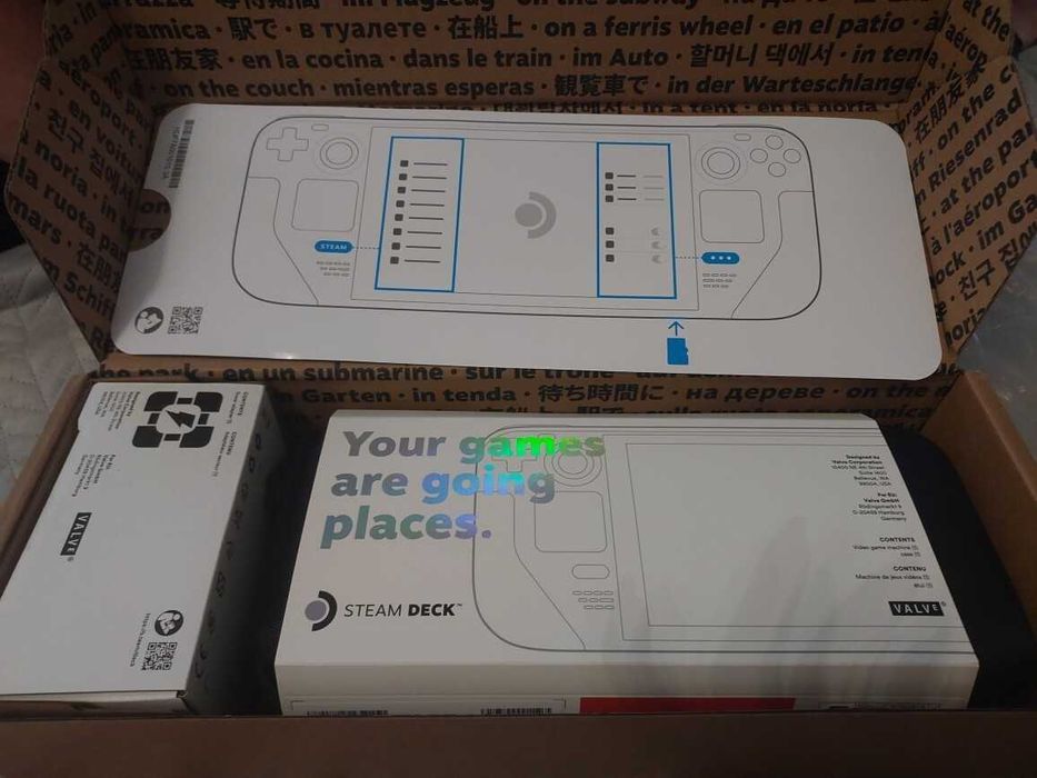 Konsola przenośna Steam Deck 265 GB Idealna na Prezent