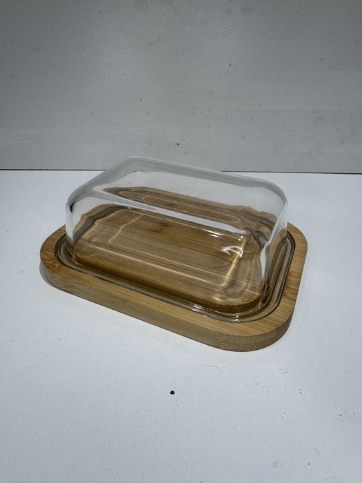 Масленка стеклянная