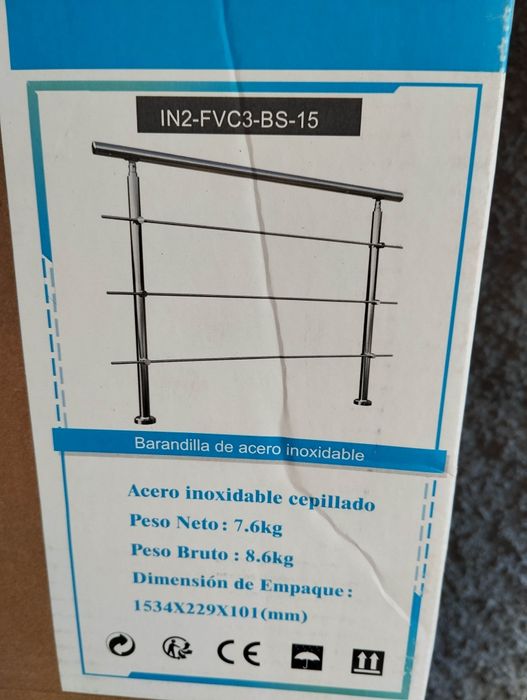 Protecção grade Varanda Varandim Aço inox