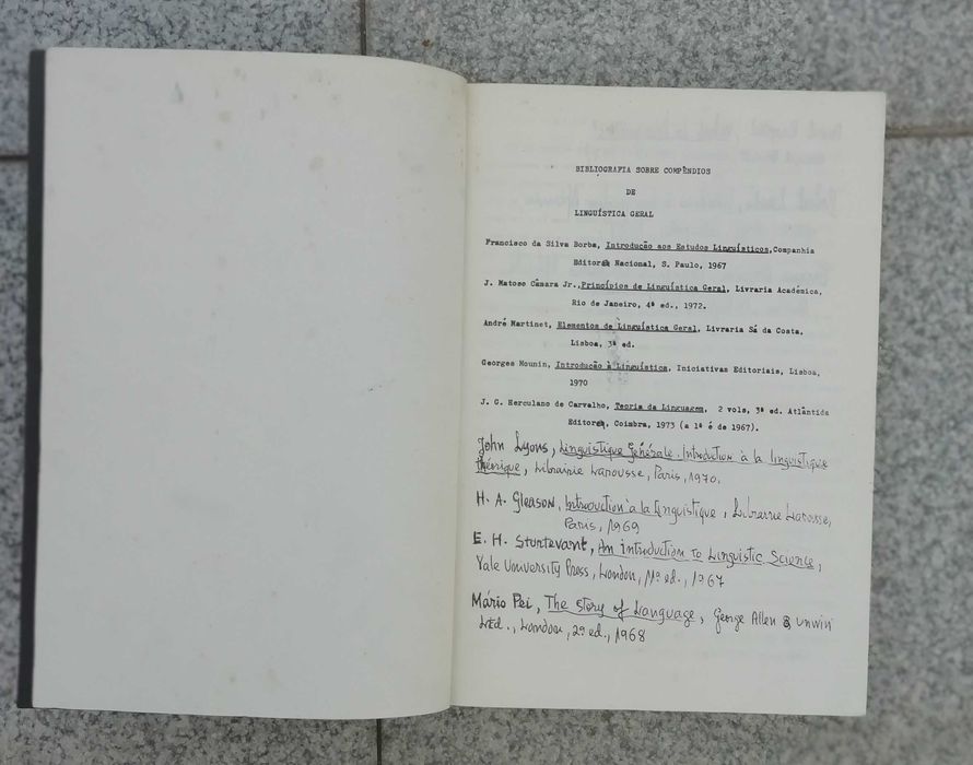 Estudos linguísticos - sebenta