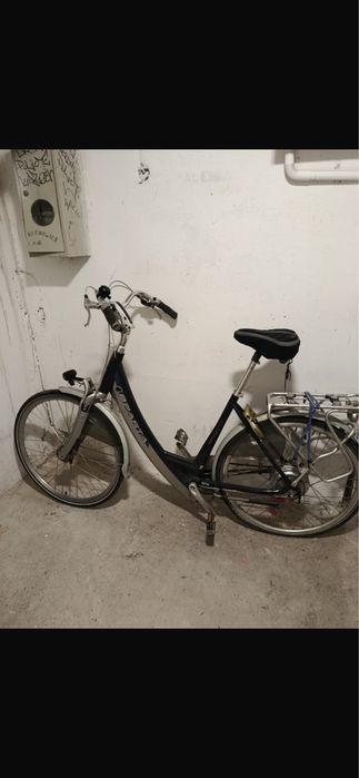 Rower damka czarny