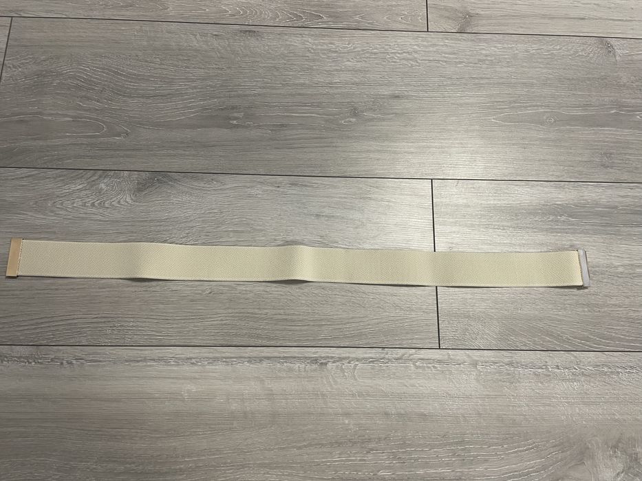 Pasek elastyczny zloty beżowy 81 cm