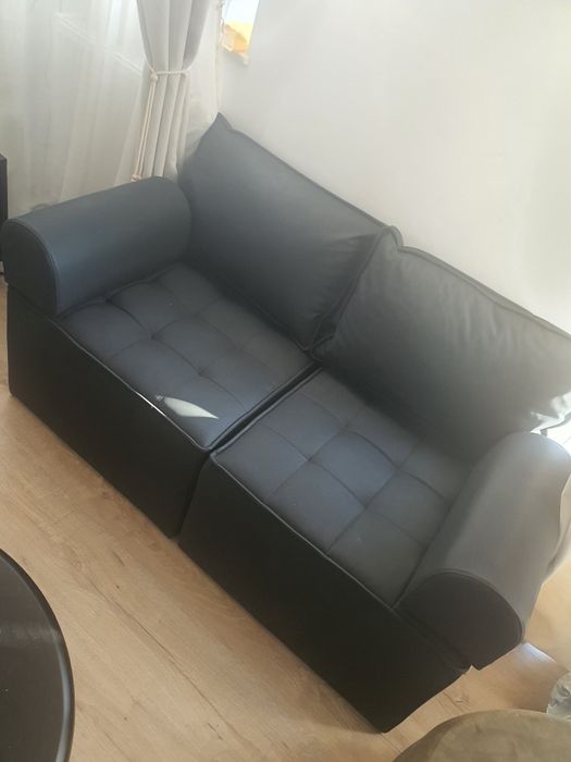 Mała sofa eko skora modulowa 130 cm×65