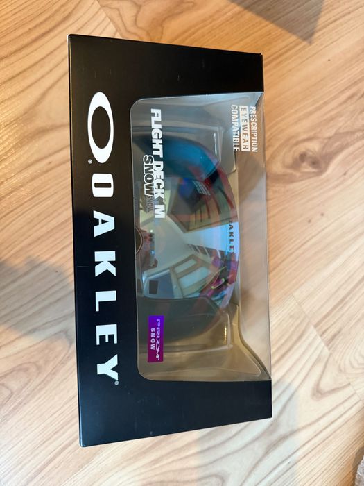 Google Oakley FLIGHT DECK M Matte Wht w/Prizm Saphire GBL