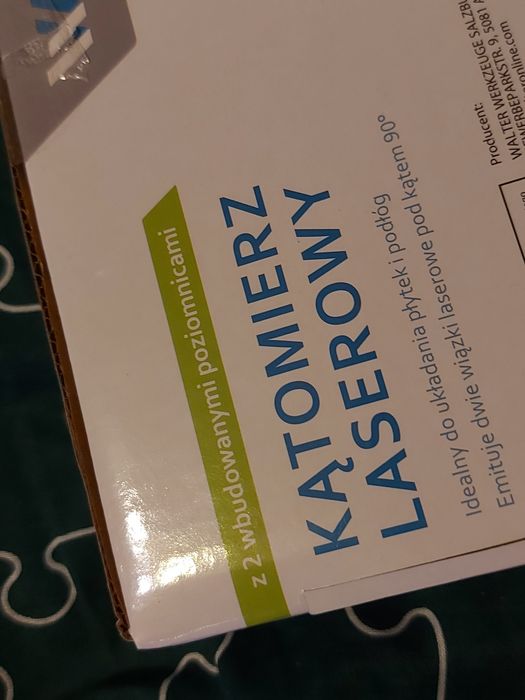 Nowy kątomierz laserowy do płytek podloog