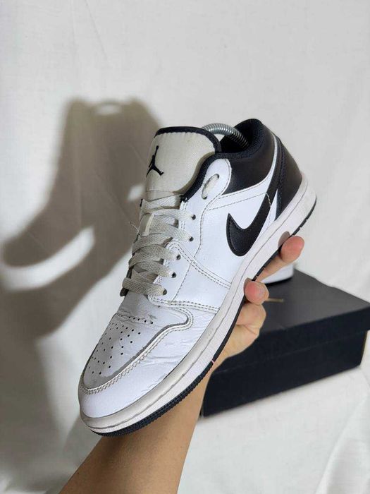 Buty Nike Air Jordan 1 Low White Black Panda Drip Drill Y2k Sk8