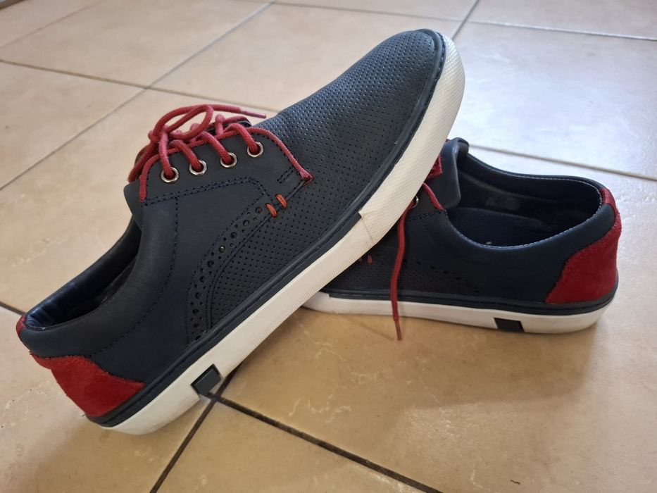 Venezia trampki granatowe męskie