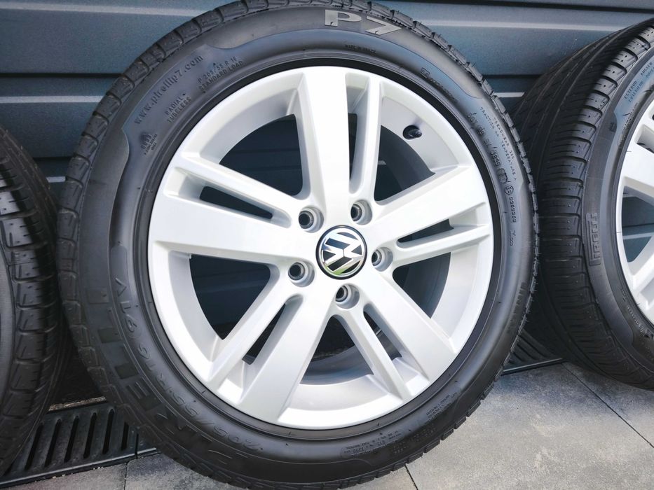 Oryginał VW 16" 5x112 Golf Touran Sharan Passat Jetta Sportsvan ŁADNE