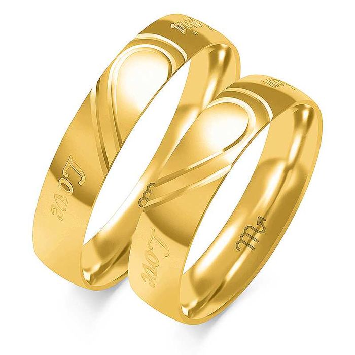 Nataliebizu Złote Obrączki Ślubne