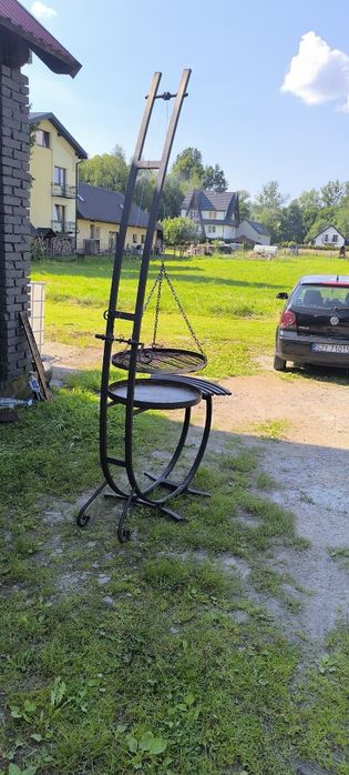 Grill ogrodowy kuty kowalstwo artystyczne