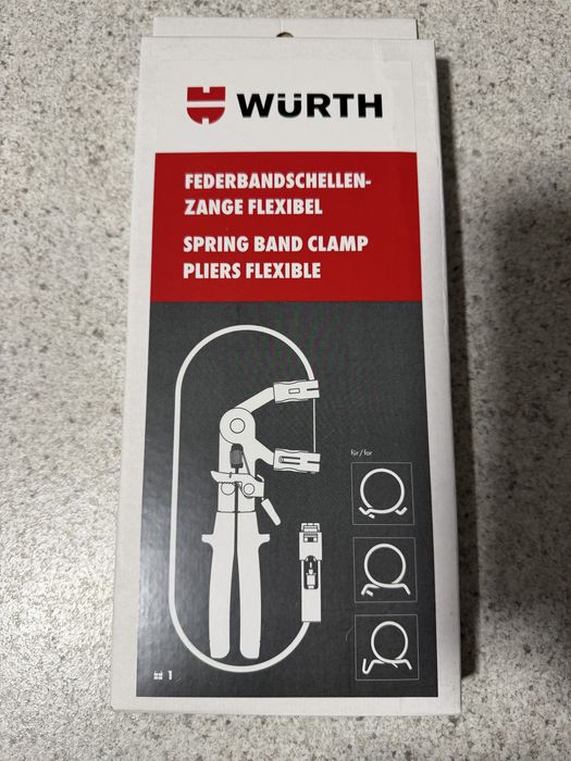 Szczypce do opasek spreżystych z naciagiem linki