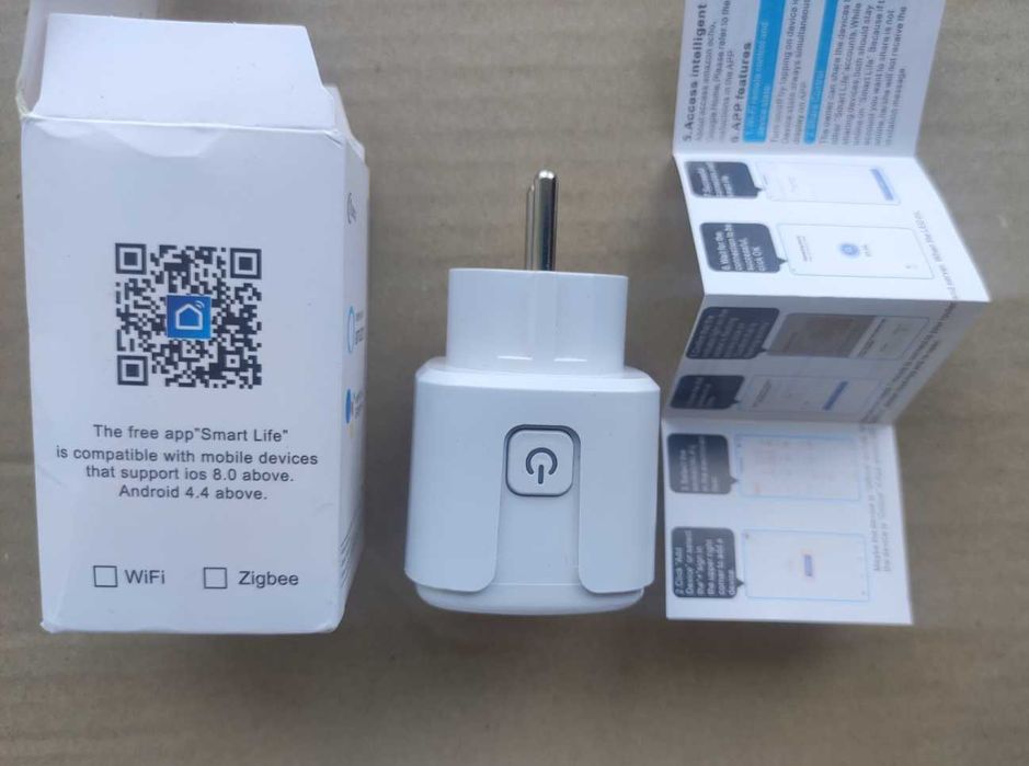 Розетка smart Tuya 20А Wi-Fi и Bluetooth мониторинг умный дом розумна