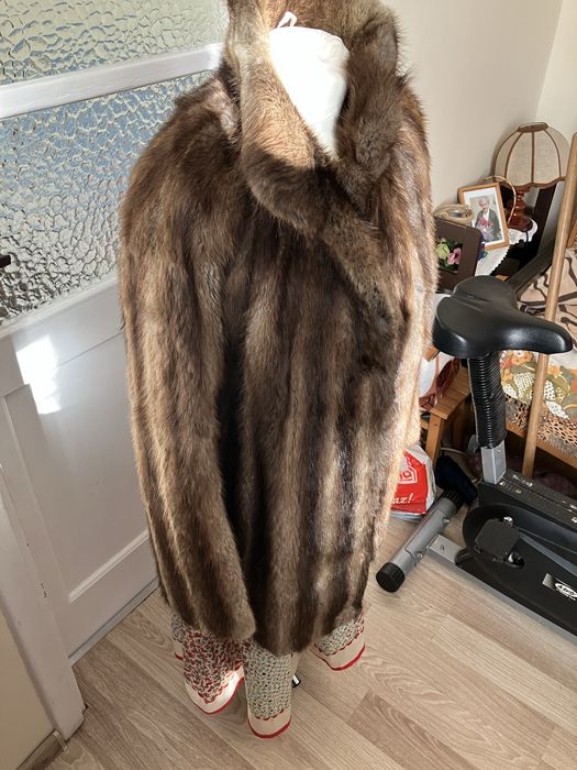 Futro 100 % skóra piżmak