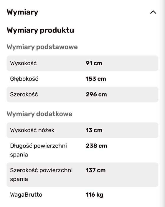 Rozkladany narożnik AGATA meble