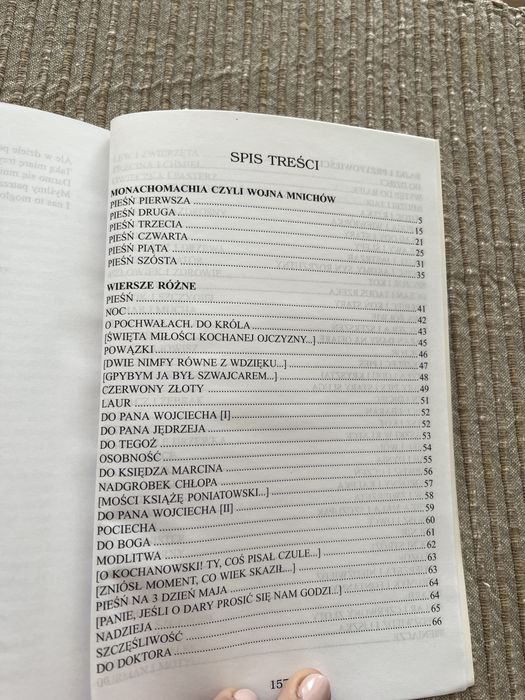 Ignacy Krasicki, utwory wybrane