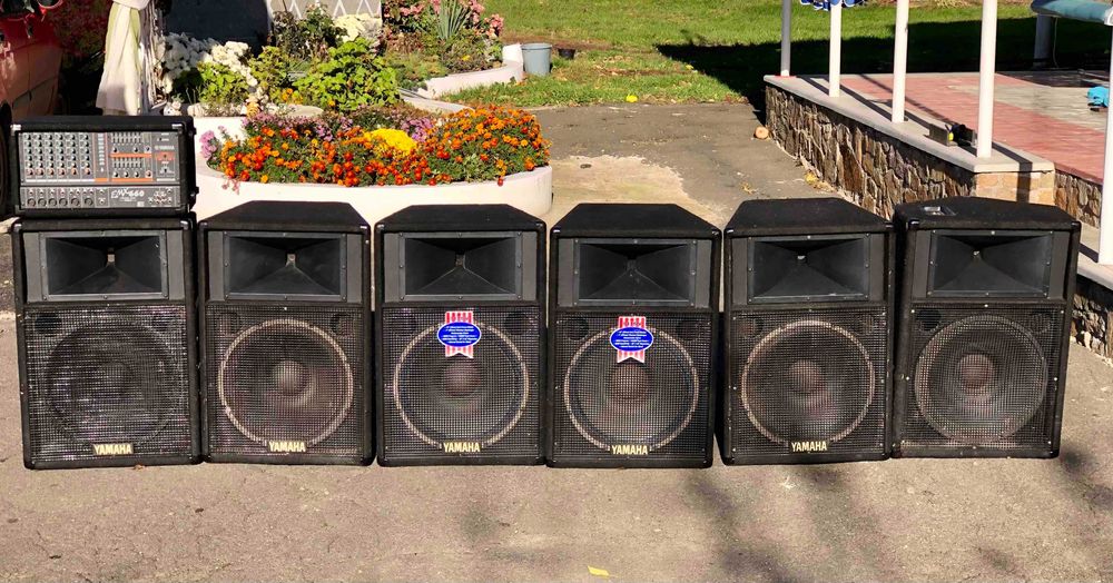 Yamaha Park Audio Eminence MAG sound 15" 18" Колонки Сабвуфери