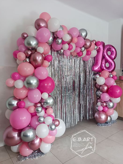 Ścianka balonowa, foto ścianka, dekoracja imprez